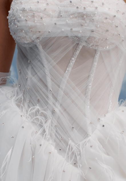 Fae - Wedding Dress - Ivory & White