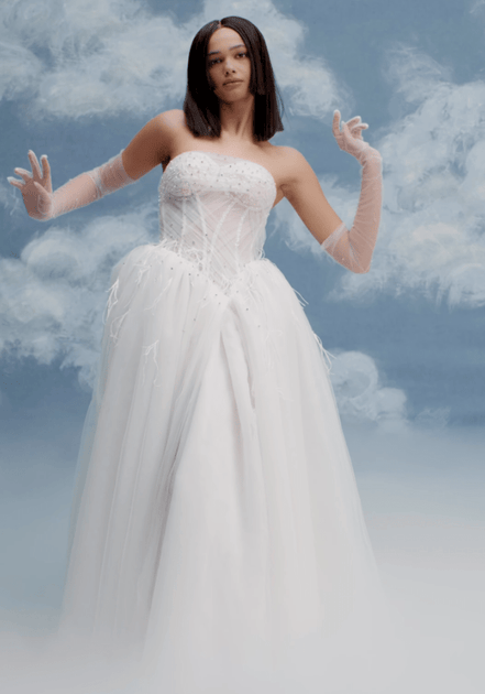 Fae - Wedding Dress - Ivory & White