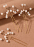 Felicity Gold Hair Pins - 200001033:361180Gold - Jewellery - Ivory & White