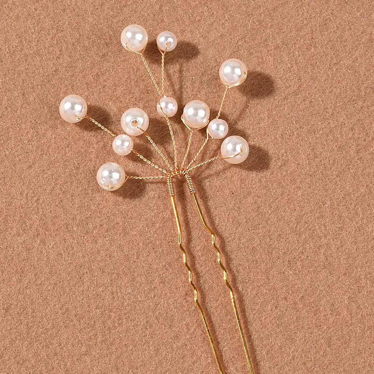 Felicity Gold Hair Pins - 200001033:361180Gold - Jewellery - Ivory & White
