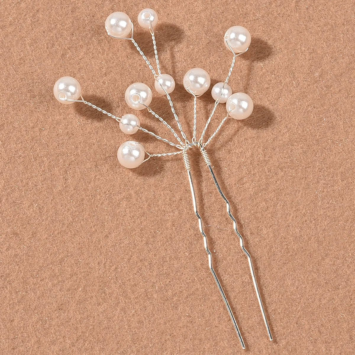 Felicity | Silver Hair Pins - 200001033:200003760Silver - Jewellery - Ivory & White