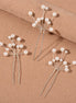 Felicity | Silver Hair Pins - 200001033:200003760Silver - Jewellery - Ivory & White