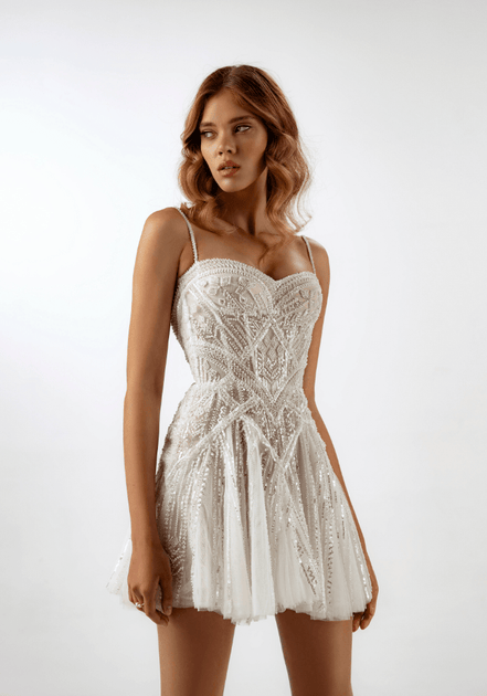 Francesca - Wedding Dress - Ivory & White