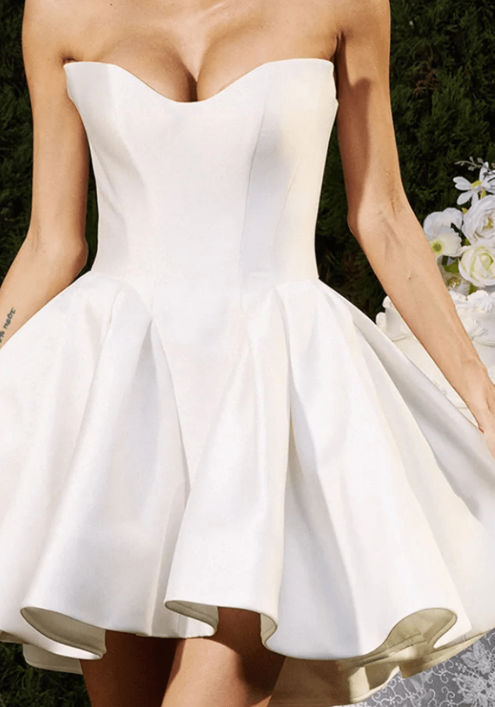 Frannie - Wedding Dress - Ivory & White