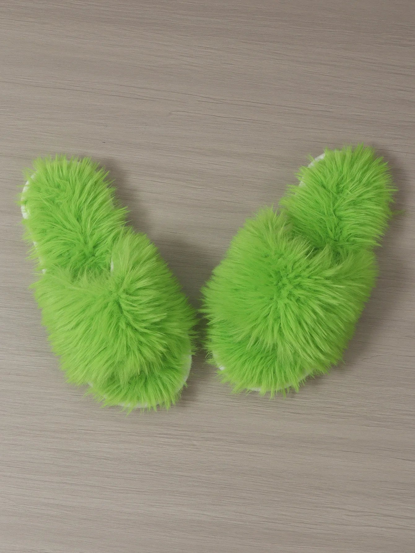 Frannie | Fur Slide Slippers - 14:771;200000124:201446563 - Bridal Accessories - Ivory & White