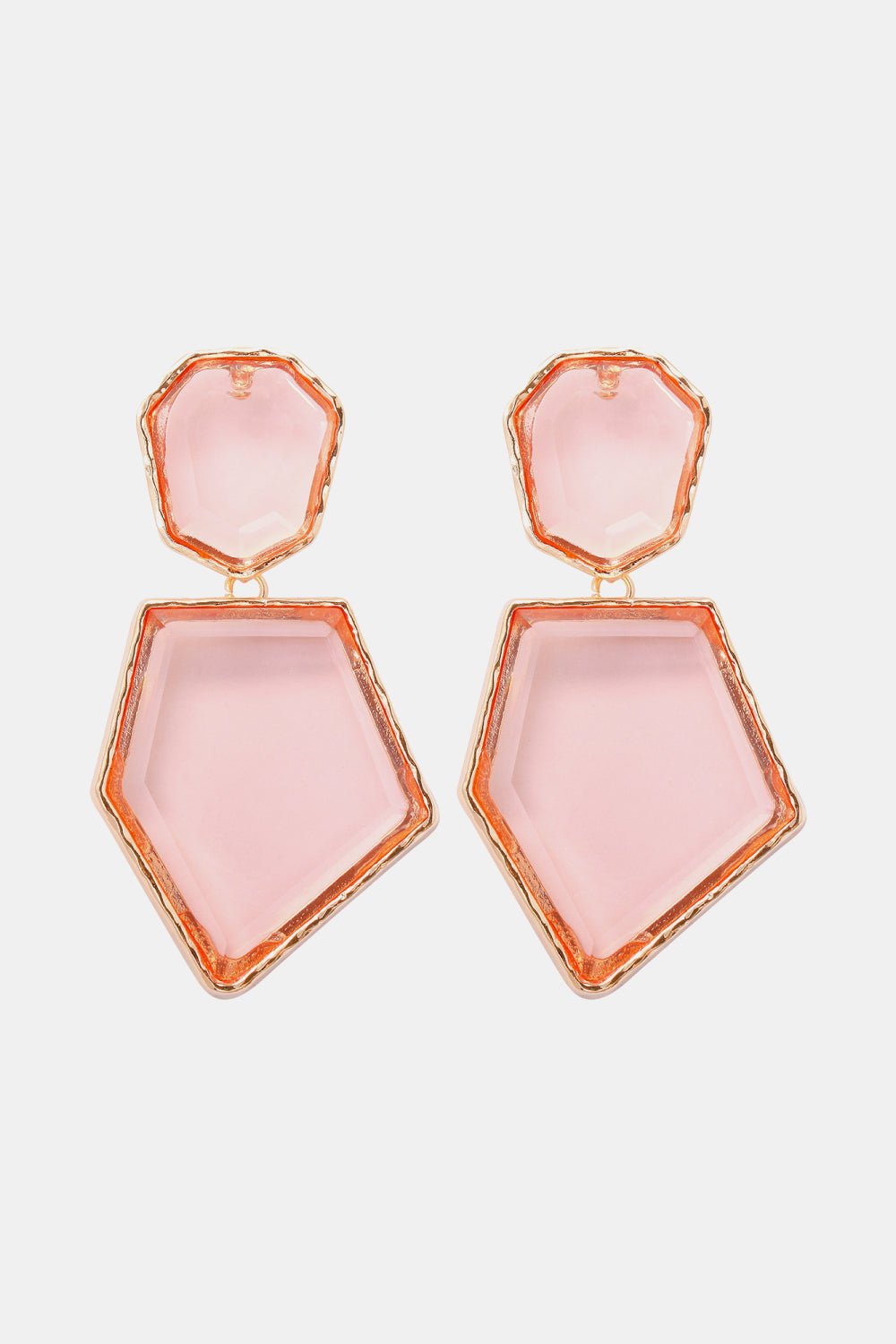 Freya | Geometric Drop Earrings - 101300290441723 - Jewellery - Ivory & White