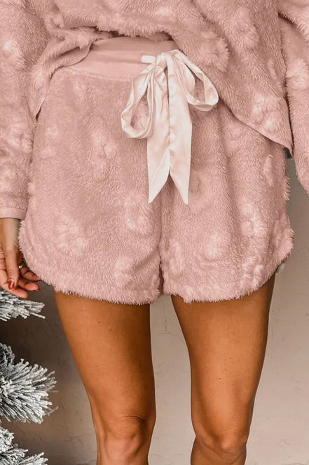 Georgia | Fluffy Lounge Set - 100100411946253 - Bridal Party Robes - Ivory & White