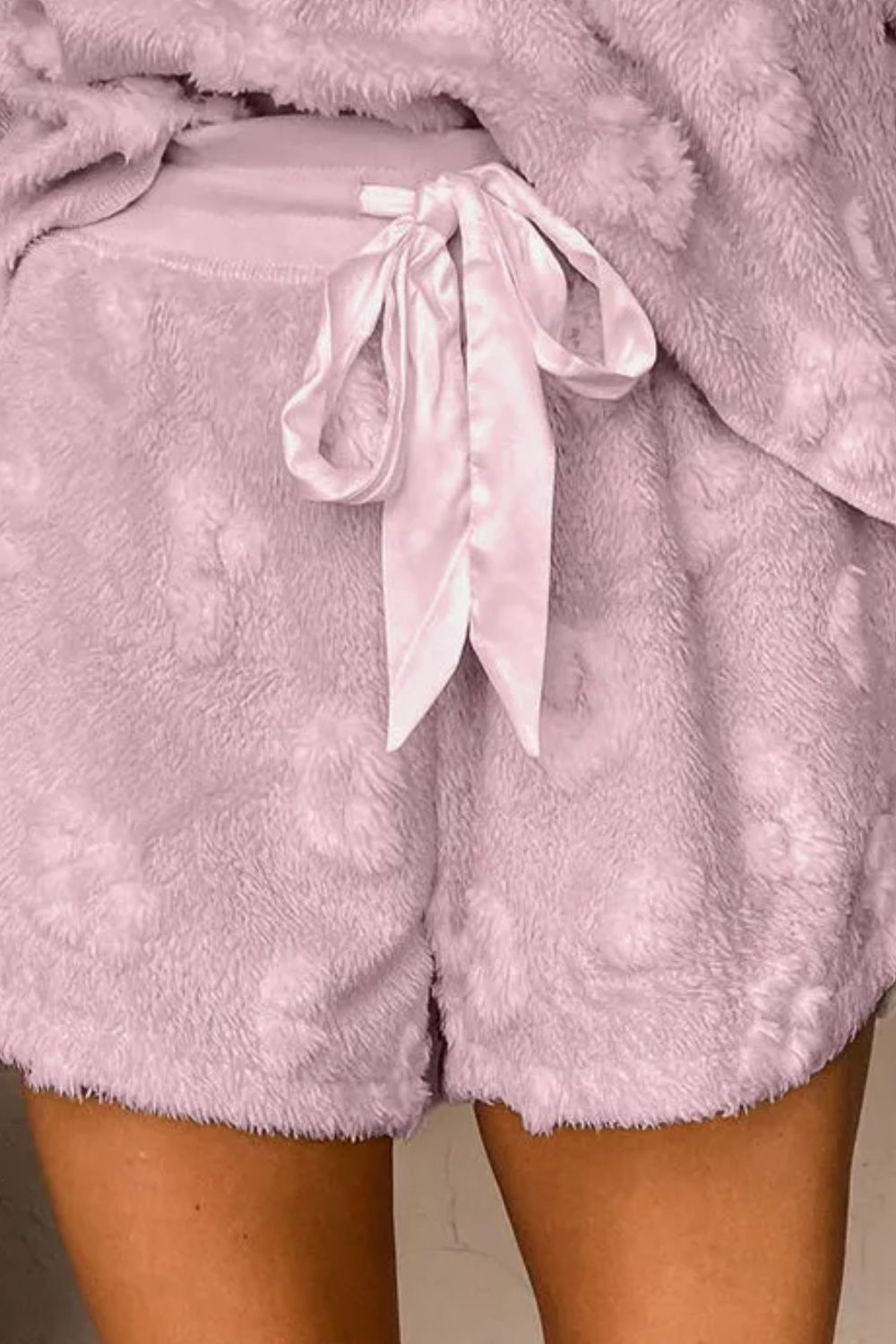 Georgia | Fluffy Lounge Set - 100100411941142 - Bridal Party Robes - Ivory & White