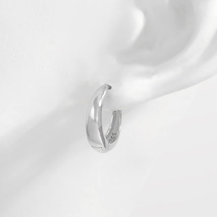 Harriet | Hoop Earrings - Silver - 100500376611974 - Jewellery - Ivory & White