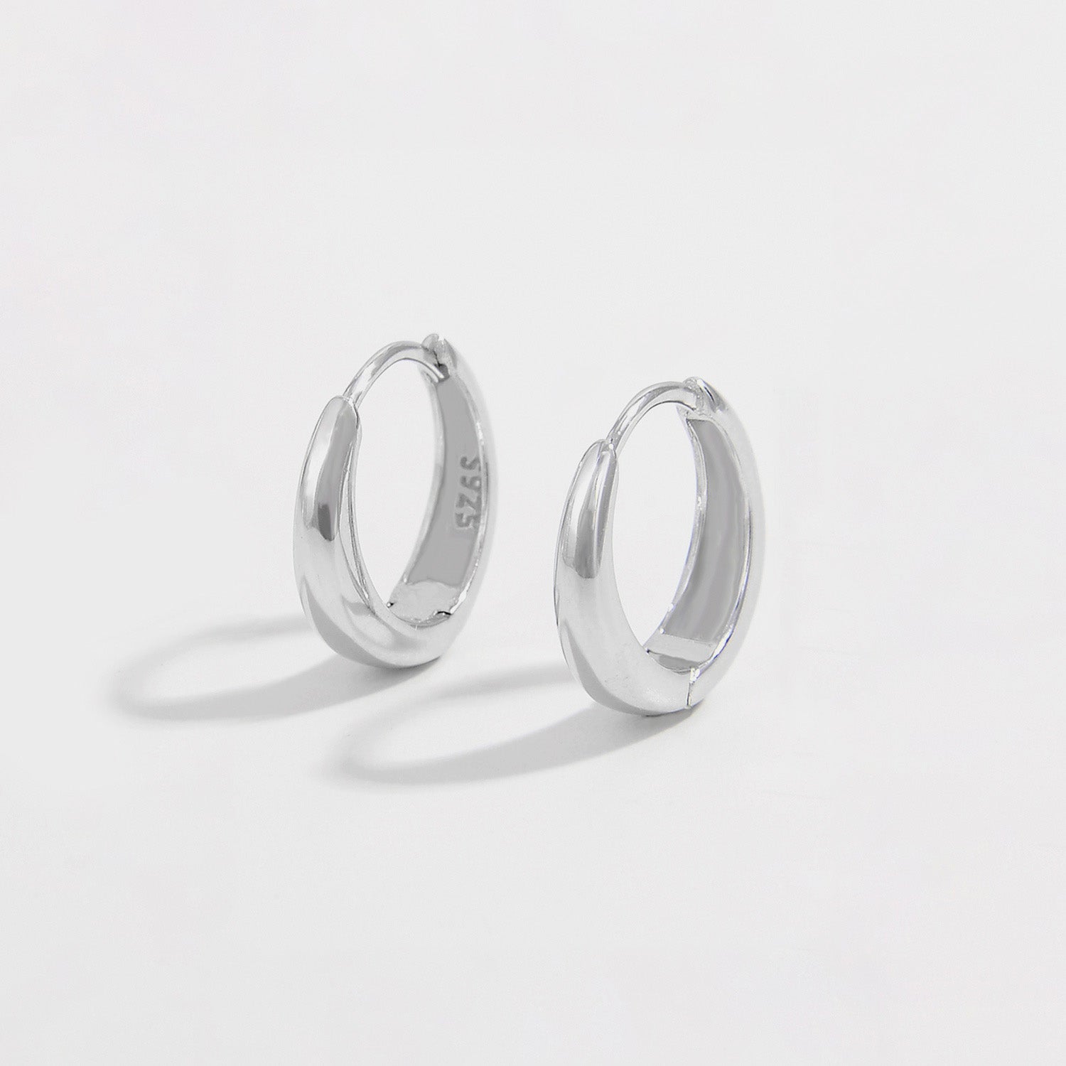 Harriet | Hoop Earrings - Silver - 100500376611974 - Jewellery - Ivory & White