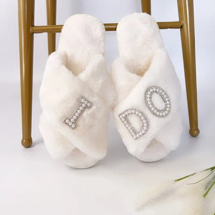 I do Slippers - 14:202422806i do Slipper;5:100014064 - Bridal Accessories - Ivory & White