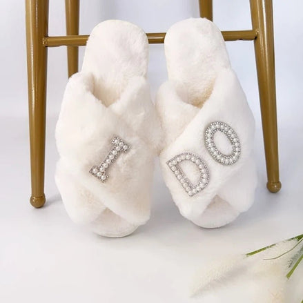 I do Slippers - 14:202422806i do Slipper;5:100014064 - Bridal Accessories - Ivory & White