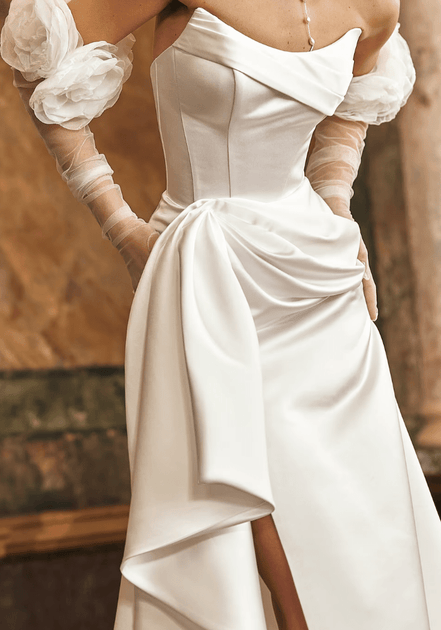 Indi - Wedding Dress - Ivory & White