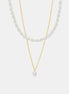 Isabella | Pearl and Gold Chain Necklace - 100500666641168 - Jewellery - Ivory & White