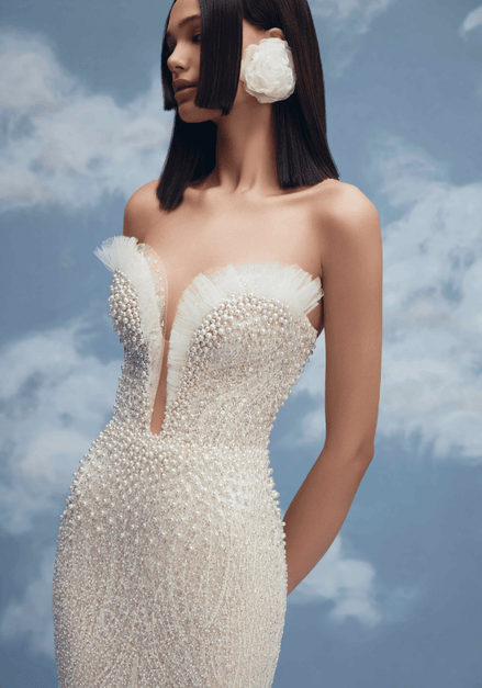 Isolde - Wedding Dress - Ivory & White