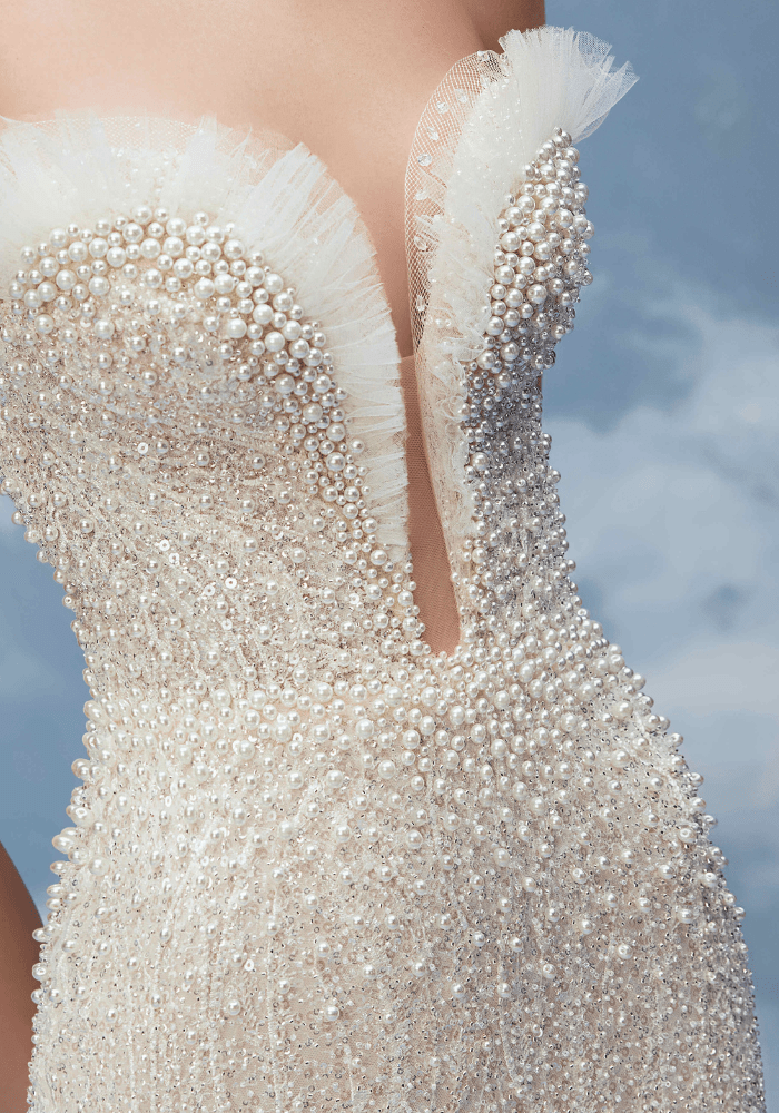 Isolde - Wedding Dress - Ivory & White