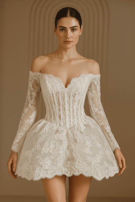 Kari - Wedding Dress - Ivory & White