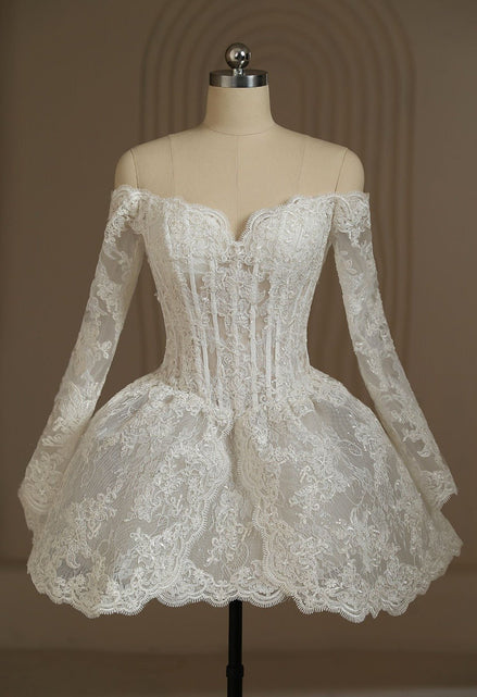 Kari - Wedding Dress - Ivory & White