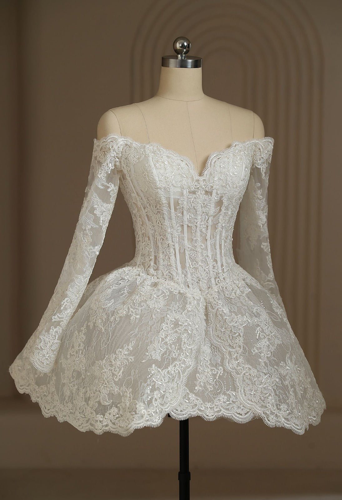Kari - Wedding Dress - Ivory & White