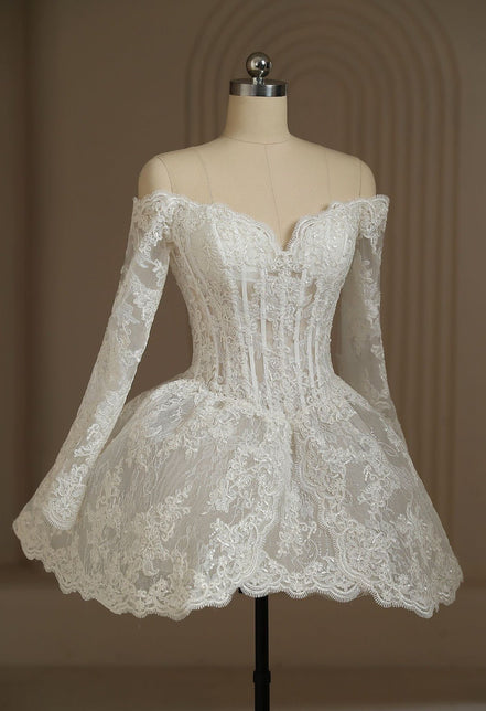 Kari - Wedding Dress - Ivory & White