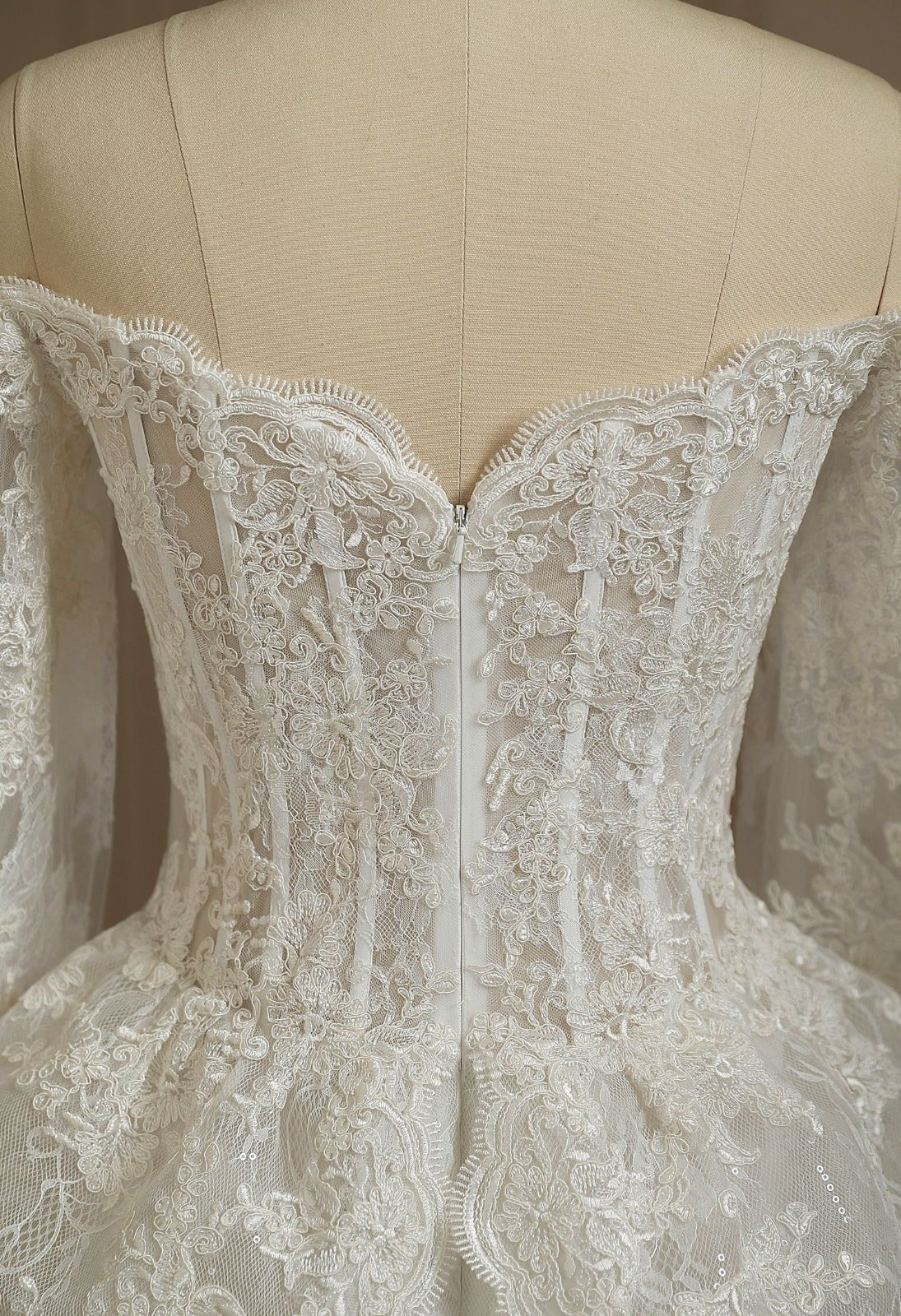 Kari - Wedding Dress - Ivory & White