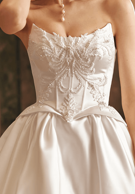 Kiara - Wedding Dress - Ivory & White