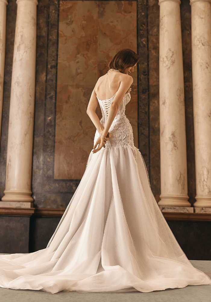 Larissa - Wedding Dress - Ivory & White