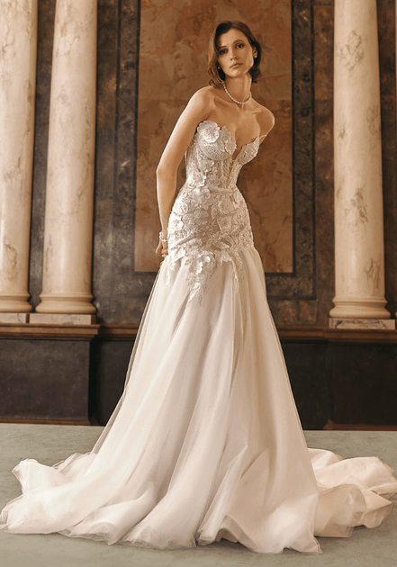 Larissa - Wedding Dress - Ivory & White
