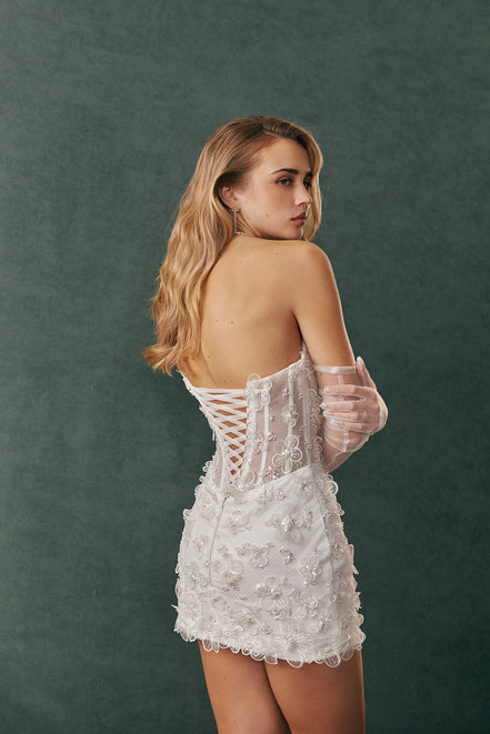 Lilliana - Wedding Dress - Ivory & White