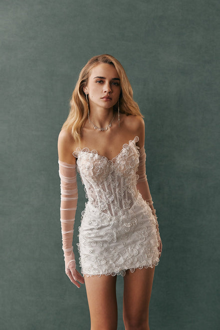 Lilliana - Wedding Dress - Ivory & White
