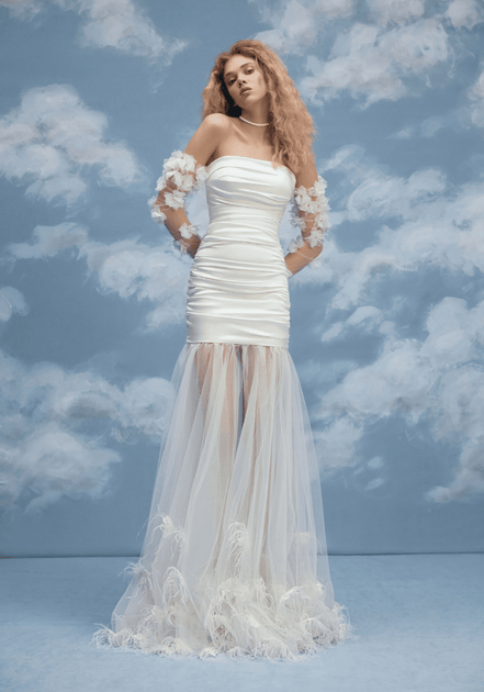 Liora - Wedding Dress - Ivory & White