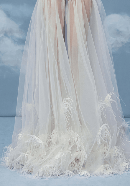 Liora - Wedding Dress - Ivory & White