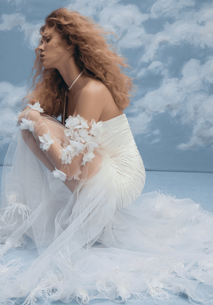 Liora - Wedding Dress - Ivory & White