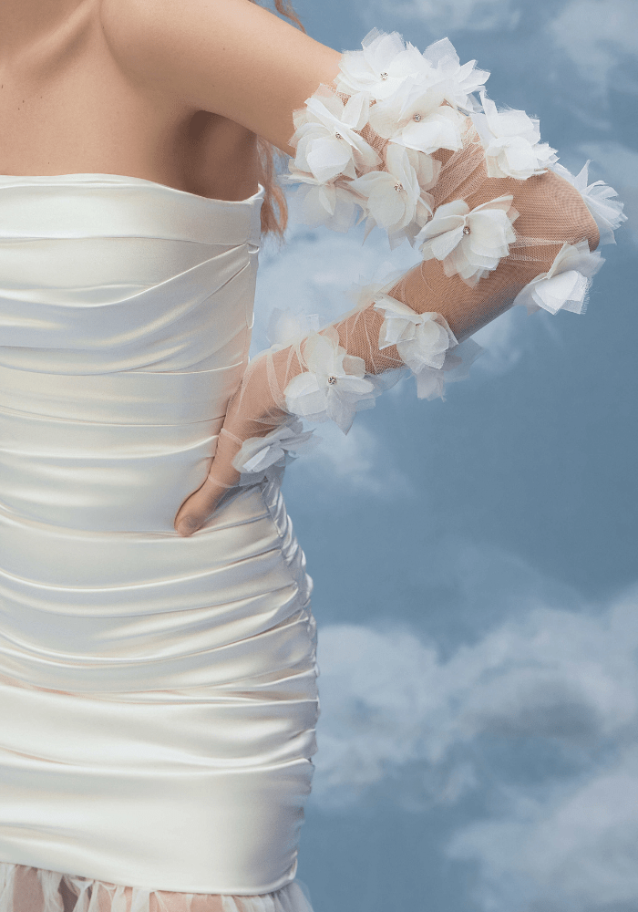 Liora - Wedding Dress - Ivory & White