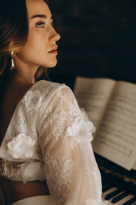 Luna - 14:29;200000443:151;200007763:201336100;200355263:200007659 - Wedding Dress - Ivory & White