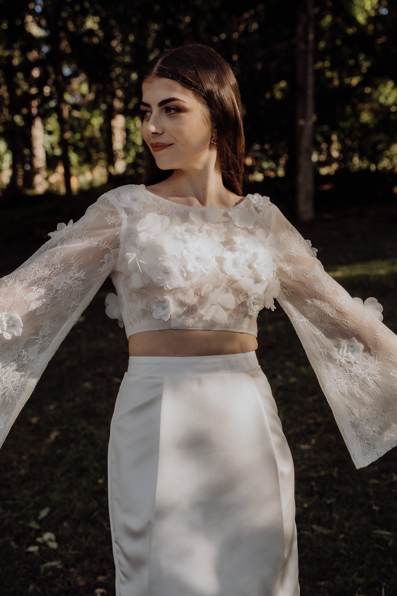 Luna - 14:29;200000443:151;200007763:201336100;200355263:200007659 - Wedding Dress - Ivory & White