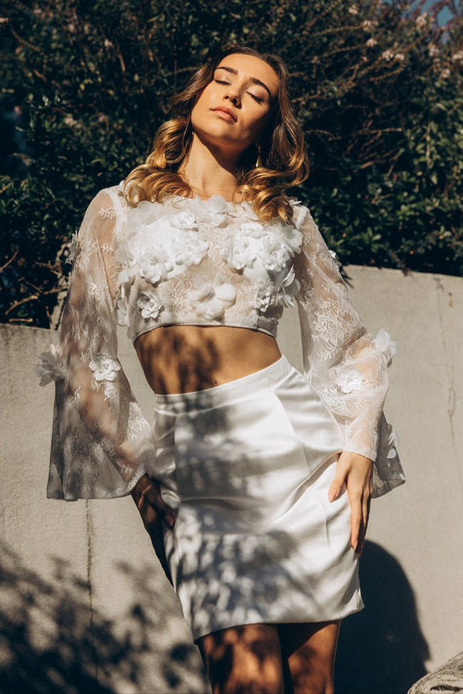 Luna - 14:29;200000443:151;200007763:201336100;200355263:200007659 - Wedding Dress - Ivory & White