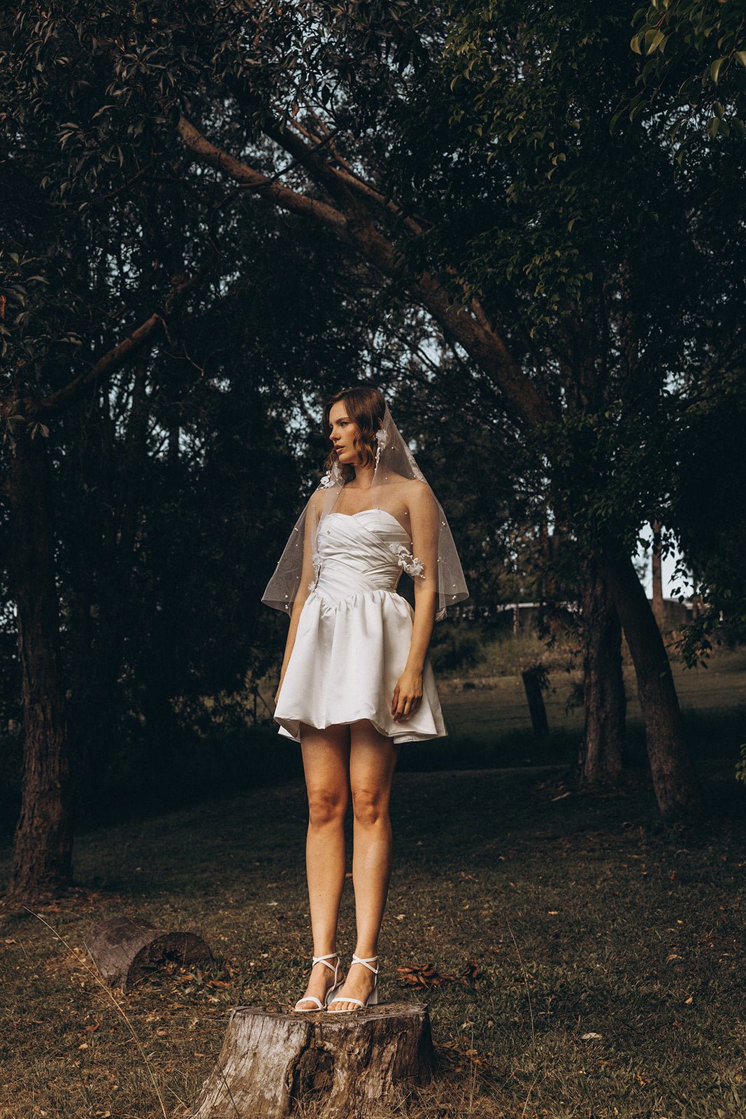 Maeve | Floral and Pearl Veil - 14:200002130;200000063:202576810 - Bridal Veil - Ivory & White