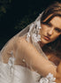 Maeve | Floral and Pearl Veil - 14:200002130;200000063:202576810 - Bridal Veil - Ivory & White