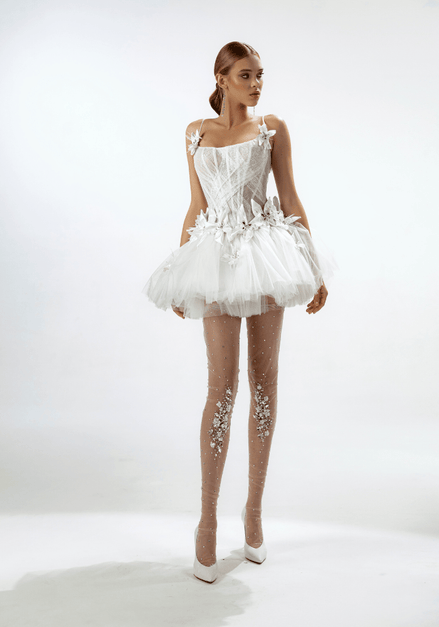 Manisha - Wedding Dress - Ivory & White