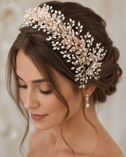 Margaret Tiara -  - Bridal Accessories - Ivory & White