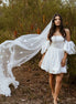 Marielle | 3D Flower Veil - 14:200002130Off white;200000063:1952 - Bridal Veil - Ivory & White