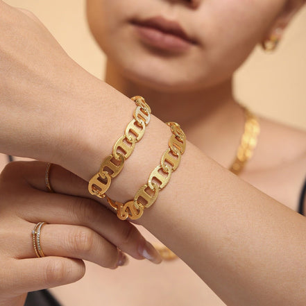 Nicole | Chain Bracelet - 100500558741147 - Jewellery - Ivory & White