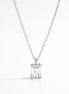 Nora | Emerald Cut Necklace - 100500915371475 - Jewellery - Ivory & White