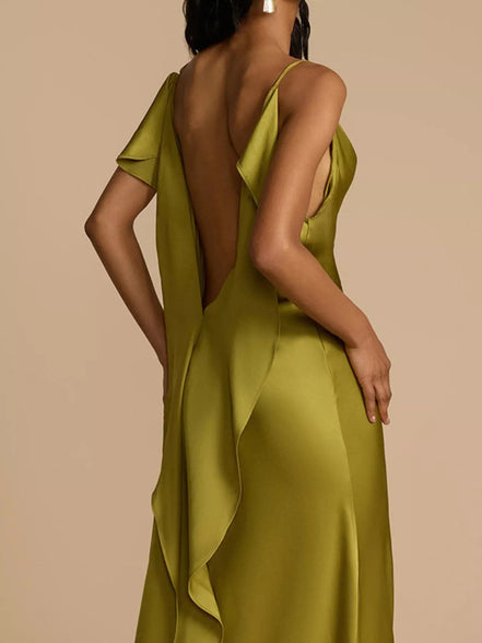 Olive - 100100777895789 - Bridesmaid Dress - Ivory & White
