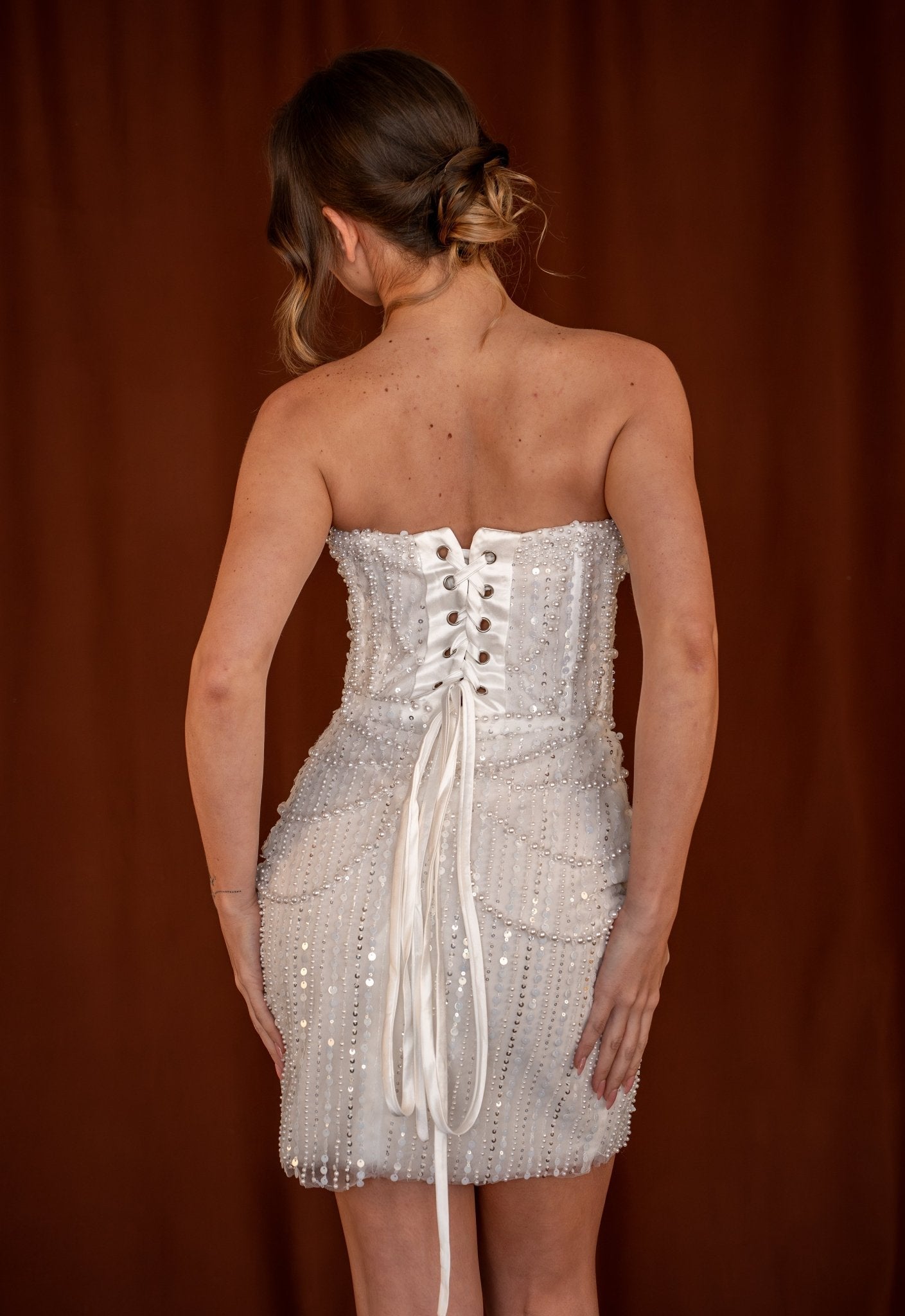 Ophelia - 14:200003699custom color;200000443:151 - Wedding Dress - Ivory & White