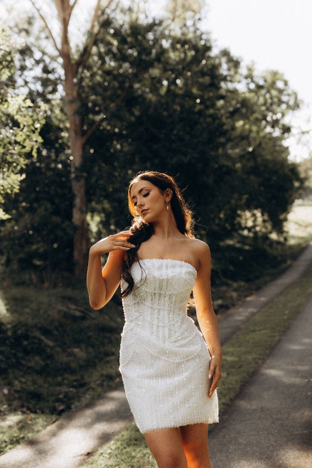Ophelia - 14:200003699custom color;200000443:151 - Wedding Dress - Ivory & White
