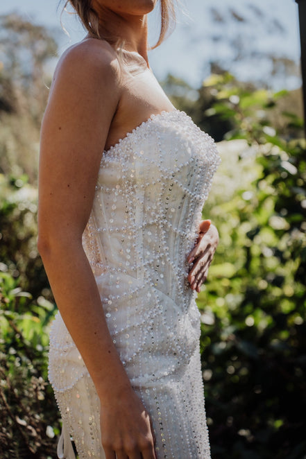 Ophelia - 14:200003699custom color;200000443:151 - Wedding Dress - Ivory & White