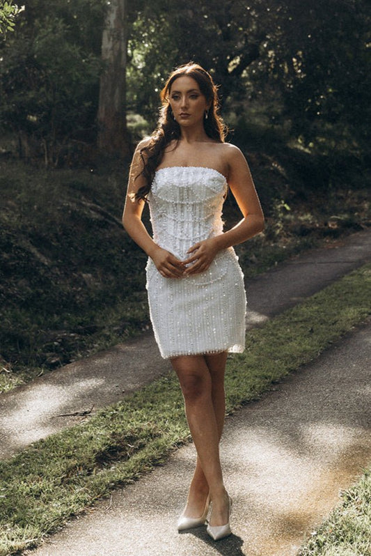 Ophelia - 14:200003699custom color;200000443:151 - Wedding Dress - Ivory & White