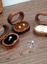 Oval Wooden Jewellery Box - 14:175brown;5:200004182Double - Bridal Accessories - Ivory & White
